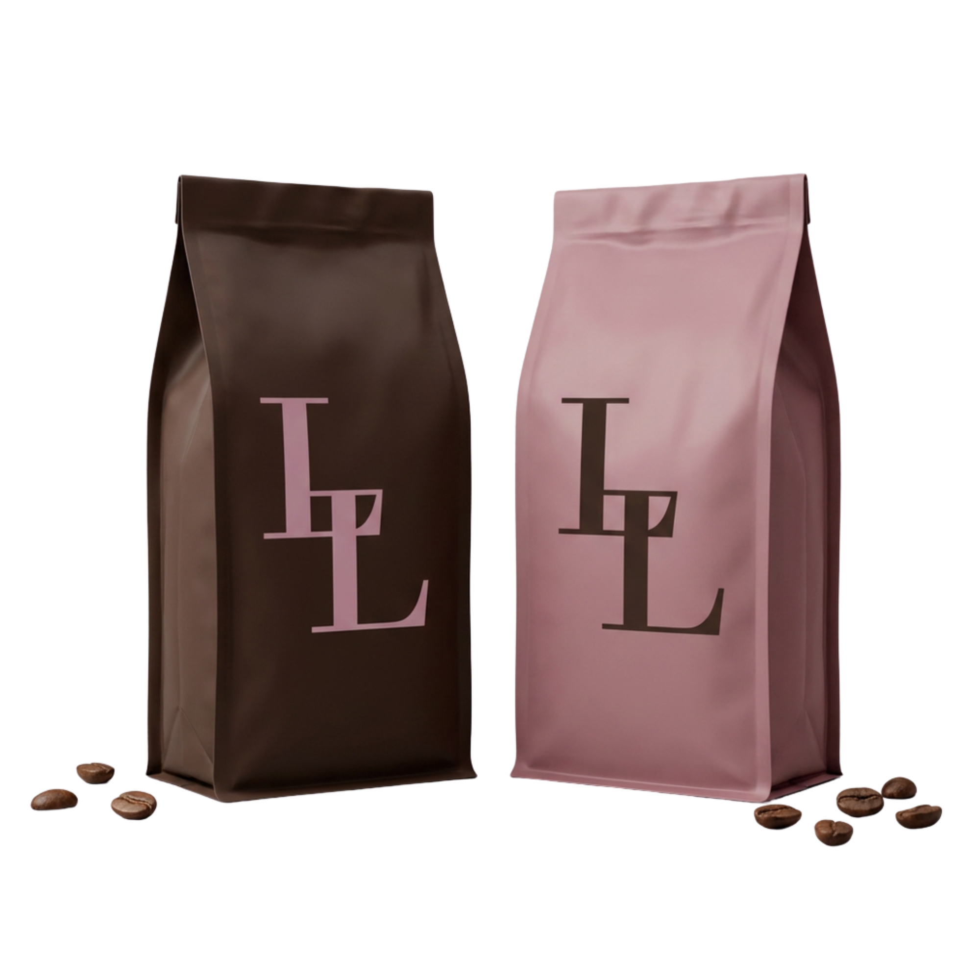 Lame Llama Café brand mockup